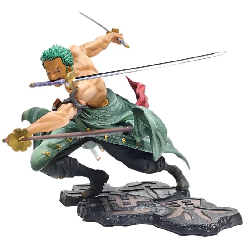 One Piece 10CM Roronoa Zoro Figure Toy-5