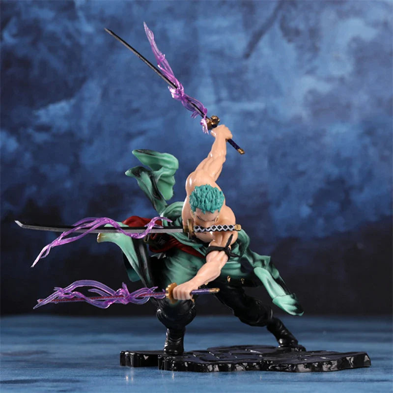 One Piece 10CM Roronoa Zoro Figure Toy-3